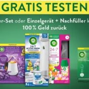 [Vorankündigung] Airwick Starterset oder Einzelgerät + Nachfüller kaufen und 100% Geld zurück bekommen [ Seite ist noch nicht aktiv !! ]