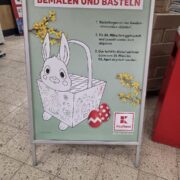 Osterkörbchen Kaufland gratis basteln und gefüllt abholen