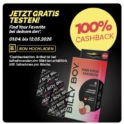 gratis BILLY BOY Find Your Favorite 6er* bei dm
