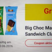 gratis Eis am 20.6. in der Netto App