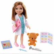 Barbie Karrierepuppe Chelsea Can Be Ärztin für 11,89€ bei Amazon
