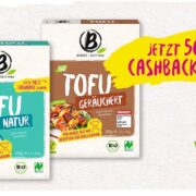 50% Cashback auf Berief Bio Tofu — Grill-Saison-Aktion