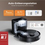 roborock Q10 X5+ Saugroboter mit Wischfunktion, Auto-Entleerungsstation