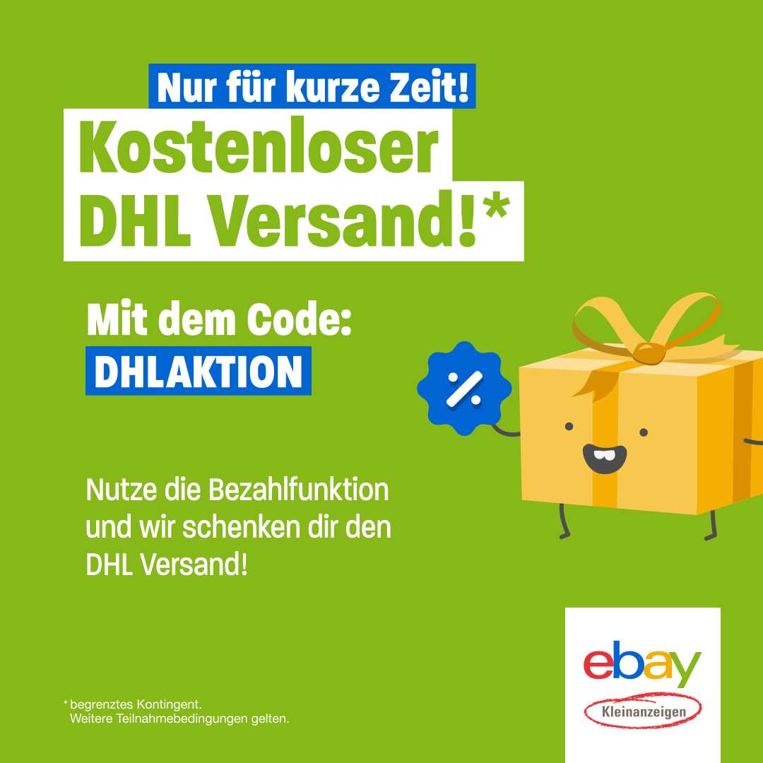 Wie Lange Dauert Der Versand Bei Ebay Kostenloser DHL-Versand bei eBay Kleinanzeigen | MonsterDealz.de