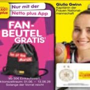 Netto: Fan-Beutel gratis bei einem MEW 30 € (ab 08.06.)