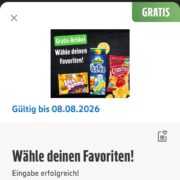 Edeka (evtl. nur Südwest): Wähle deinen Favoriten - Gratisartikel ab einem MEW 10 €