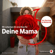 🌹 Gratis-Rose zum Muttertag bei Vodafone am 09.05.26
