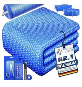 KESSER® Pool Solarabdeckplane Rund Ø 366 cm in bla für 24,99€ oder in schwarz für 26,80(statt 34,99€)
