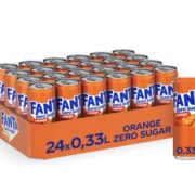 Fanta Zero Orange   Ohne Zucker 24x300ml für 11,33€(statt 17,9&€)