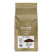 by Amazon House Blend Kaffeebohnen Intensität 3/5 - Medium 1kg für 10,23€(statt 15,20€)