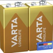 VARTA Batterien 9V Blockbatterie, 2 Stück für 3,58€(statt 6,03€)