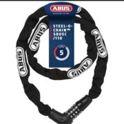 ABUS-Sicherheitslevel 5: Kettenschloss 110cm in schwarz für 21,99€(statt 30,57€)