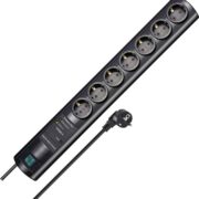 Brennenstuhl Primera-Tec Steckdosenleiste 7-Fach mit Überspannungsschutz in schwarz für 22,99€(statt 34,95€)