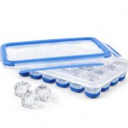 EMSA Clip & Close Frischhaltedose, Eiswürfelform, 22,6 x 16,5 x 4,9 cm in blau für 7,21€(statt 13,98€)