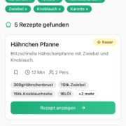 [Gratis App] Reste im Kühlschrank scannen & Rezept erhalten
