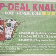 [Marktkauf] gratis THE REAL COLA ab einem Einkaufswert von 10,00€ mit der Marktkauf App