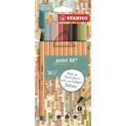 STABILO - Fineliner - point 88 NatureCOLORS 10er Pack ,Strichstärke 0,4 mm für 4,99€(statt 8,20€)