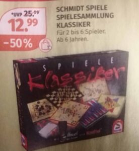 50% auf Schmidt Spiele Spielesammlung bei Müller