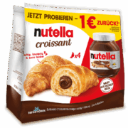 Bis zu 2 € Cashback auf nutella TK-Produkte (Croissant & Donut)