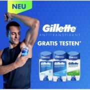 Gillette Clear Gel Deo gratis testen – 100 % Geld zurück ab 18.09.