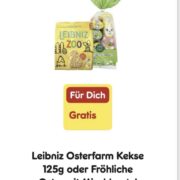 Gratis Leibniz Osterfarm Kekse 125g oder Fröhliche Osterzeit Mischbeutel 200g mit der Netto plus App