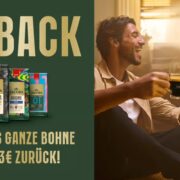 Kaufe Jacobs ganze Bohnen und erhalte 3 € zurück