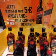 Kaufland: 5€-Gutschein bei Kauf von Johnnie Walker Black Label 0,7l oder Johnnie Walker Black Ruby 0,5l