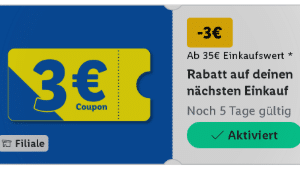 LIDL 3 EUR