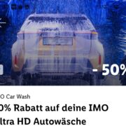 Lidl Plus Partnervorteil: 50 % Rabatt auf die IMO Ultra HD Autowäsche