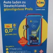 Lidl: E-Auto laden für 27 ct./kWh (DC)