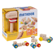 Matador Maker M034 Holzbaukasten mit 34 Teilen für 16,25€ bei Amazon