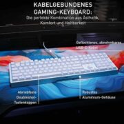 Cherry XTRFY MX 3.1 Mechanische Gaming-Tastatur (weiß)