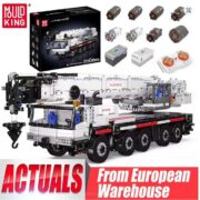 Mould King 17075 Ferngesteuerter LTM 1110 Kranwagen Bausatz
