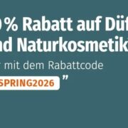 Müller: 20% auf Düfte und Naturkosmetik (online und in der Filiale)