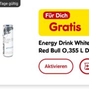 Netto App: Gratiscoupon White Red Bull (Personalisiert)