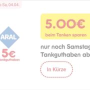 Netto Coupon für Aral ab einem MEW von 75 €