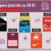 Rewe: Spare bis zu 30 € in der Kartenwelt von Rewe