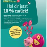 Rewe Bonus: Hol dir 10% zurück