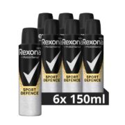 6x 150 ml - Rexona Men Anti Transpirant Spray Sport Defence Deospray