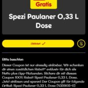 Nett App Gratis: Paulaner Spezi