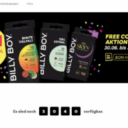 Billy Boy 2 für 1 - zwei Aktionspackungen kaufen, eine gratis erhalten