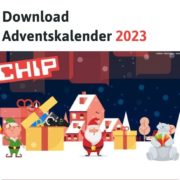 CHIP Download Adventskalender: 24 kostenlosen Software-Vollversionen ab 01. Dezember
