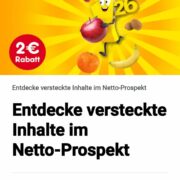 2 Euro Rabatt in der Netto App erspielen