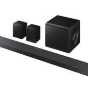 Samsung Q-series Soundbar HW-QS750F, Subwoofer, Rear-Speaker