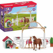 Schleich Horse Club 42458 Hannahs Gastpferde mit Hündin Ruby für 29,33€