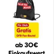 Gratis DFB Fan-Beutel ab 30 Euro Einkaufswert in der Netto App
