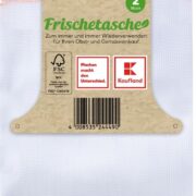 Gratis Frischetaschen ab 5€ Einkaufswert mit Kaufland Xtra