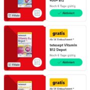Lidl App: 7 Gratis Produkte Tetesetp/Optisana/Abtei ab 5 Euro Einkauf (nur ausgewählte Filialen)