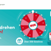 NUK feiert seinen 70. Geburtstag mit einem Glücksrad & tollen Gewinnen!