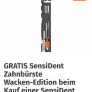 Müller: Gratis SensiDent Zahnbürste (Wacken-Edition) beim Kauf einer SendiDent Mundspülung